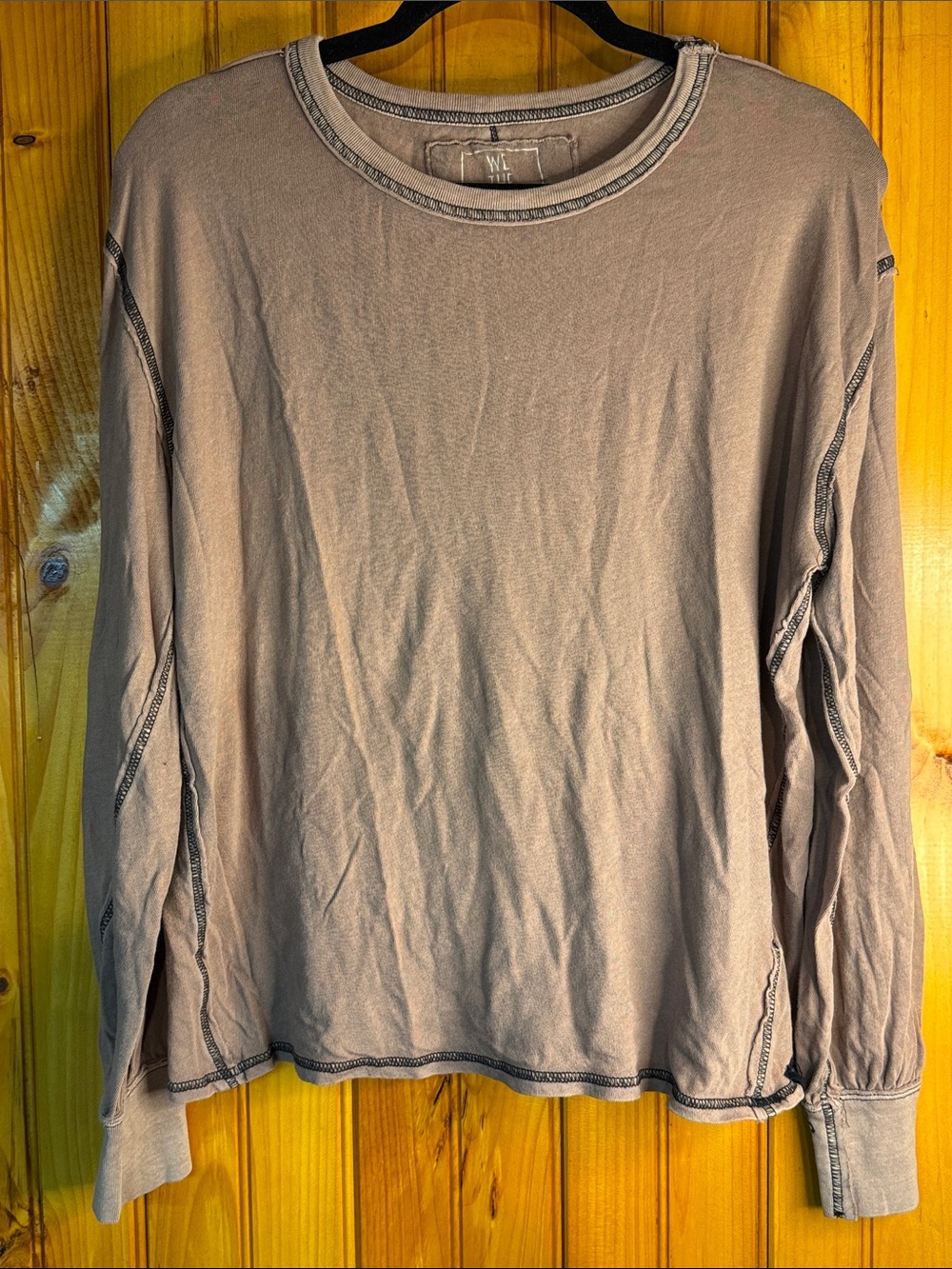 We The Free Soft Taupe Pullover Top